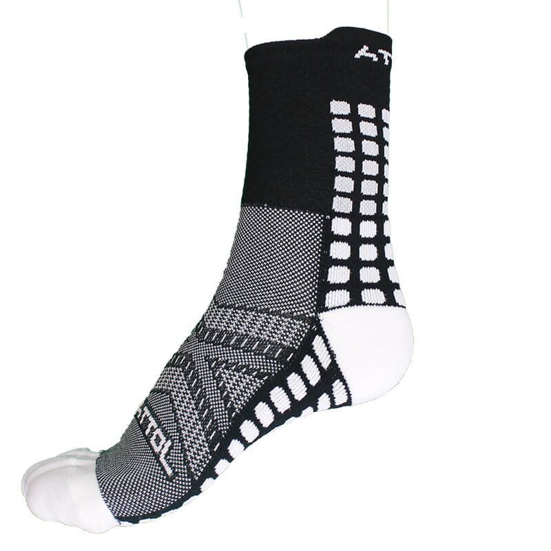 Medias Para Running Negra Puntos Blanca 10-12