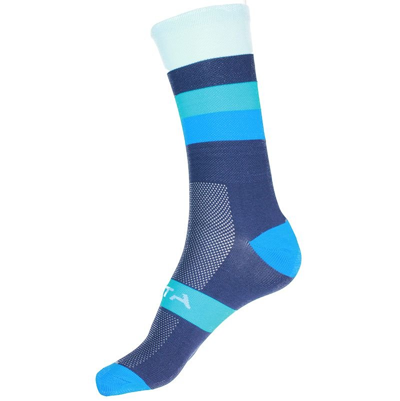 Medias Para Ciclismo Azul Gama 10-12