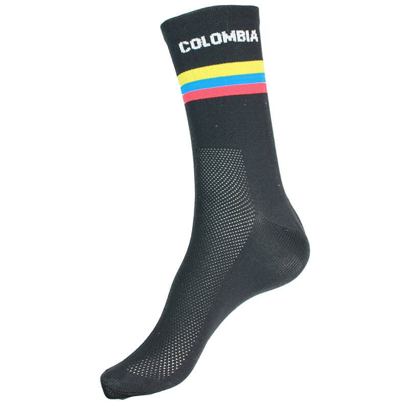 Medias Para Ciclismo Negra Colombia 10-12