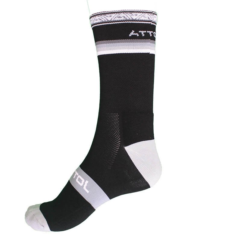Medias Para Ciclismo Negra Tribal2 Gris 10-12