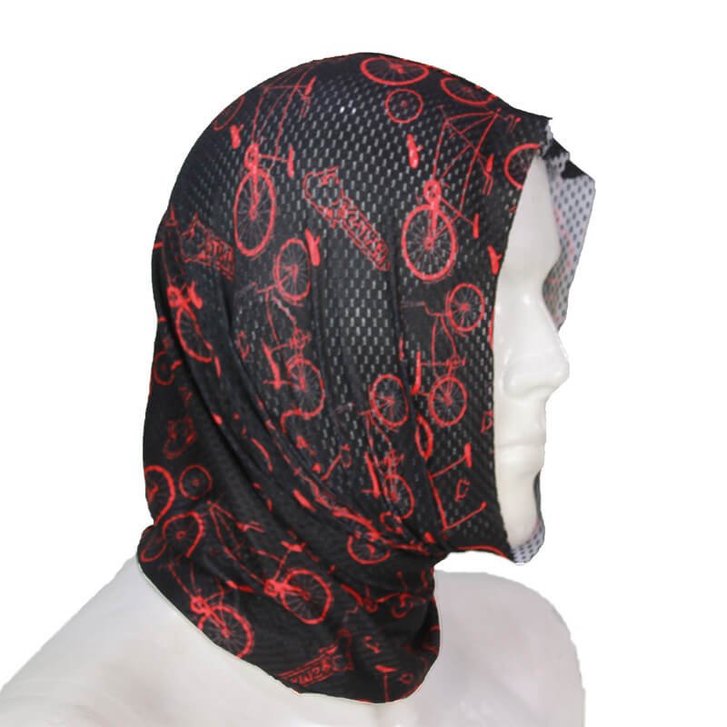 Cogote Microperforado Bicycle Rojo Multifuncional