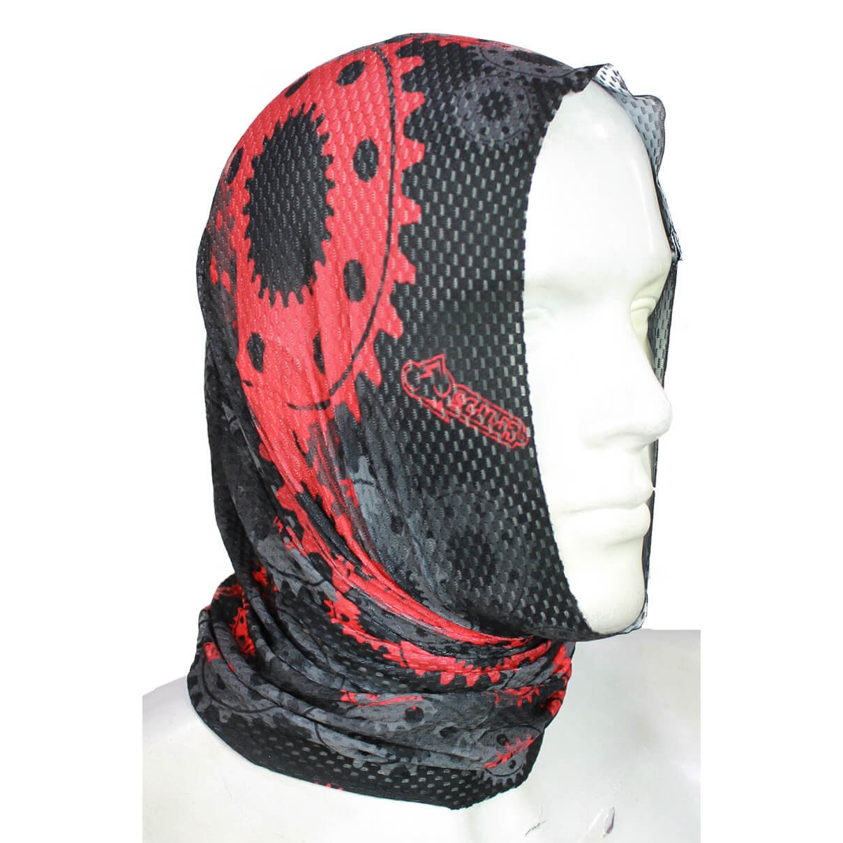 Cogote Microperforado Piñon Rojo Multifuncional