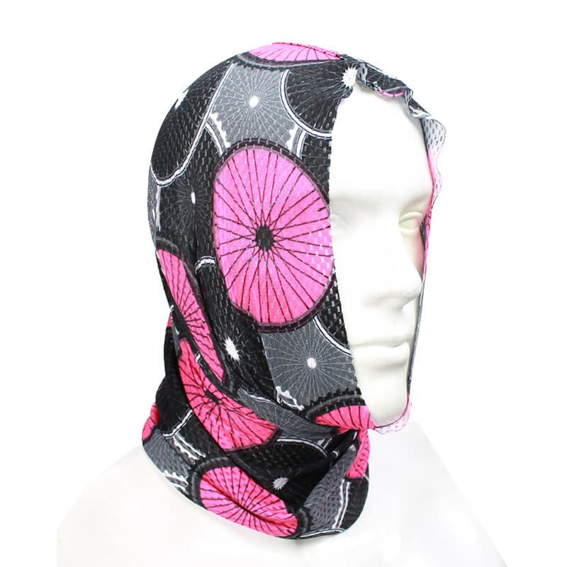 Cogote Microperforado Ruedas Fucsia Multifuncional