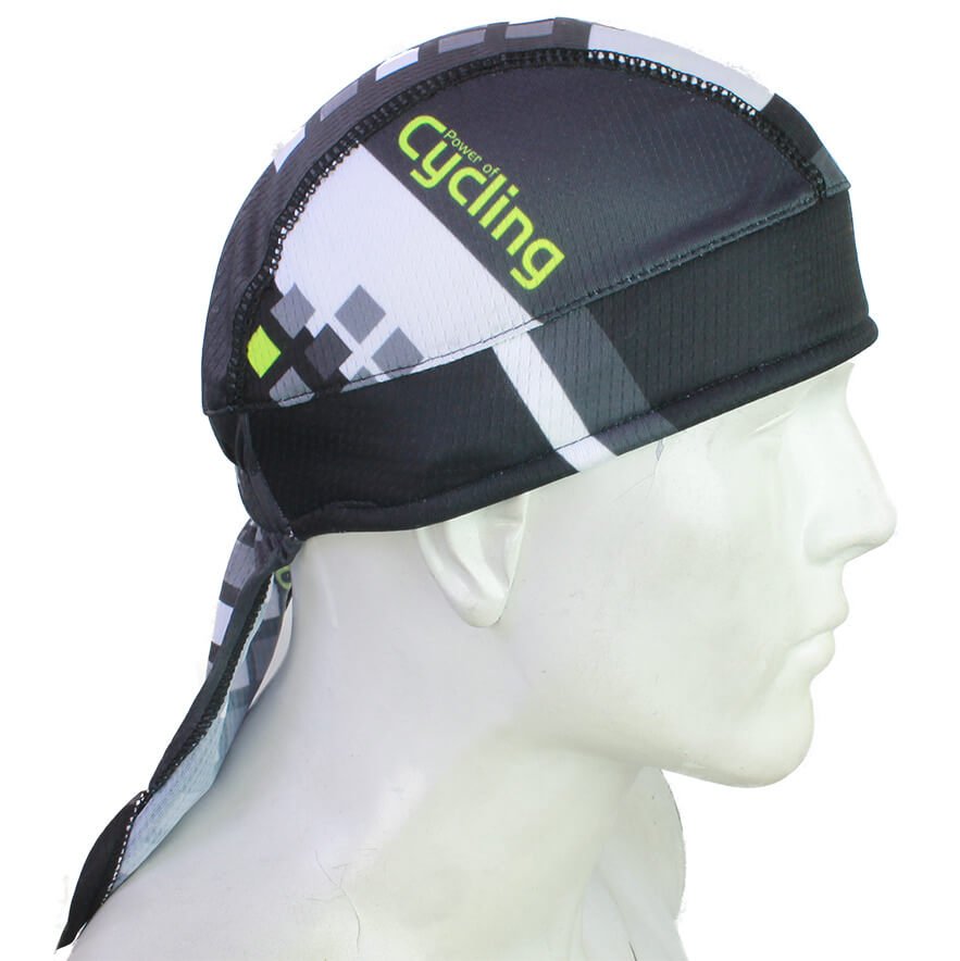 Pañoleta de Ciclismo Estampada Scalar Resortada Power Off Gris