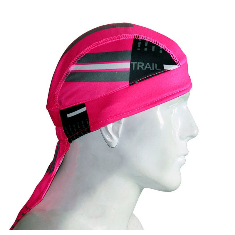 Pañoleta de Ciclismo Estampada Scalar Resortada Trail Fucsia