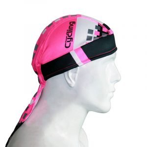 Pañoleta de Ciclismo Estampada Scalar Resortada Power Off Fucsia