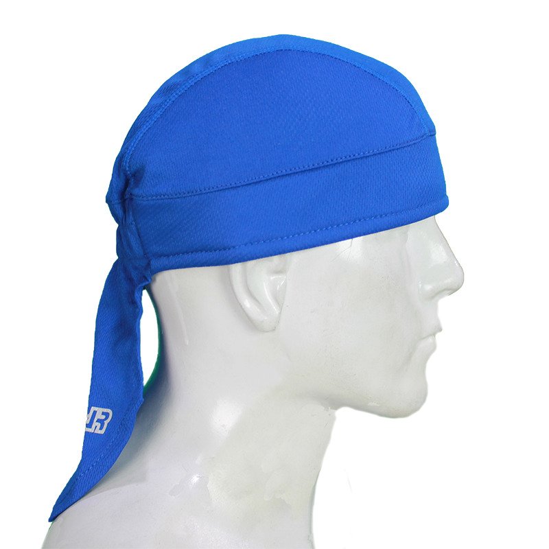 Pañoleta de Ciclismo Unicolor Scalar Resortada Azul Rey