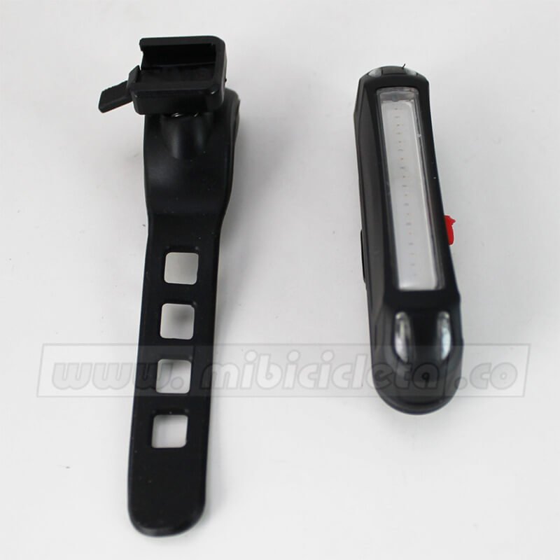 Luz Trasera/Delantera Rb 100 Lm Azul/Rojo Recargable Dc-261