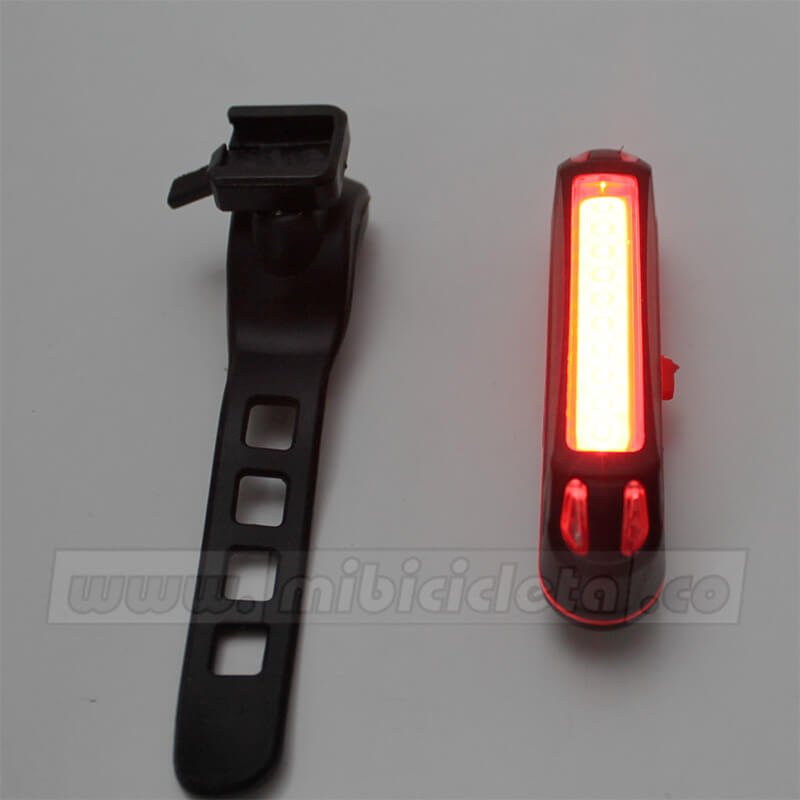 Luz Trasera/Delantera Rb 100 Lm Azul/Rojo Recargable Dc-261 - Imagen 3