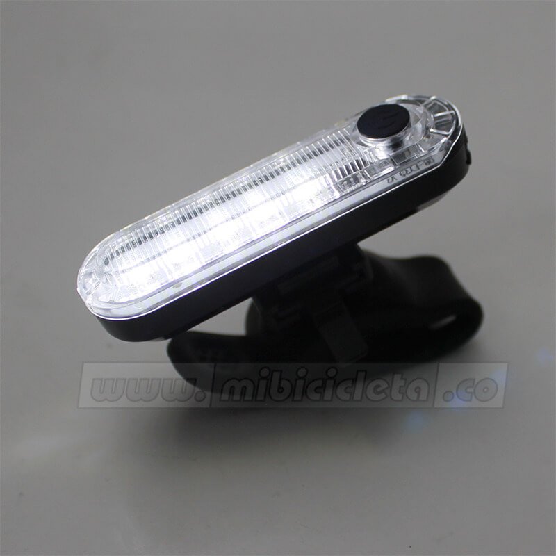 Luz Trasera/Delantera 5 Leds Blanco Volcano Recargable 4 Modos Rbk056 - Imagen 2