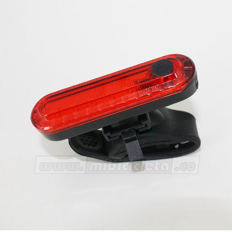 Luz Trasera/Delantera 5 Leds Rojo Volcano Recargable 4 Modos Rbk056