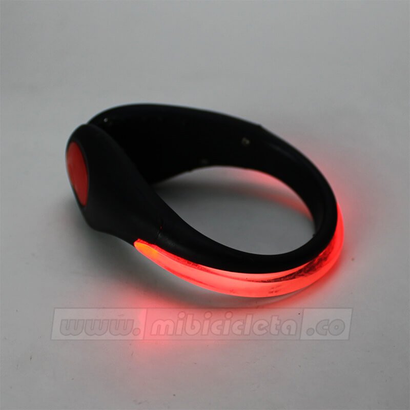 Luces Para Pantalon/Calzado Leds Rojo Tipo Diadema Reflectiva Yz606 (Par)