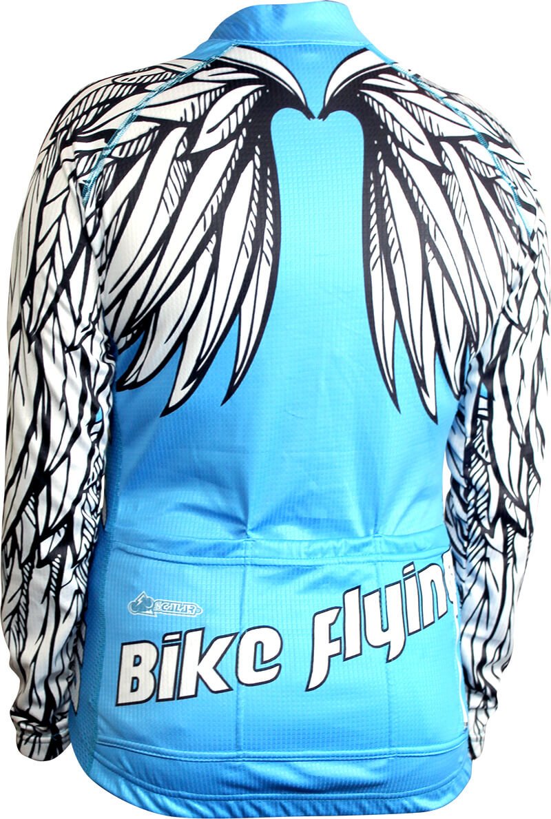 Jersey Dama Manga Larga Alas Azul Scalar - Imagen 2