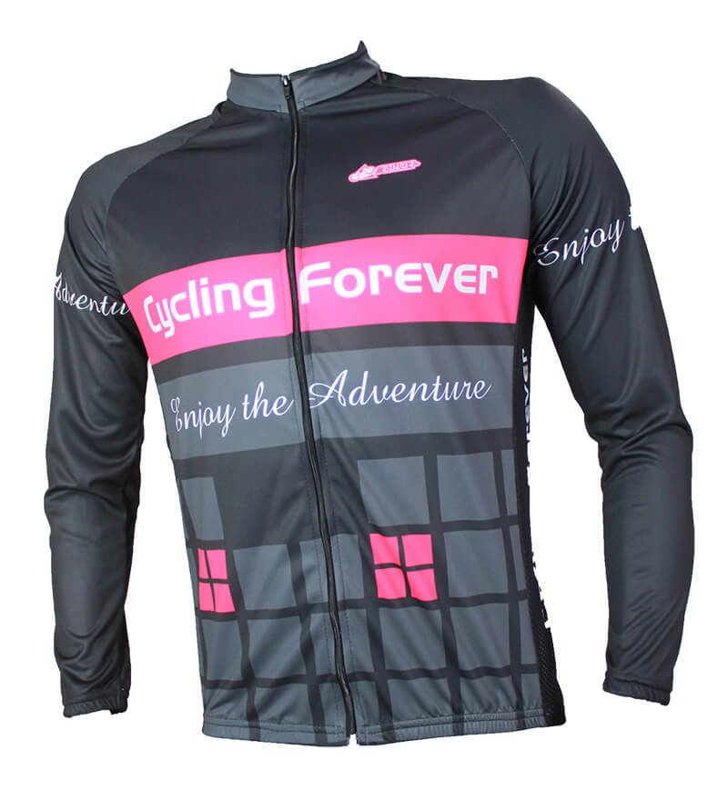 Jersey Dama Manga Larga Forever Fucsia Scalar