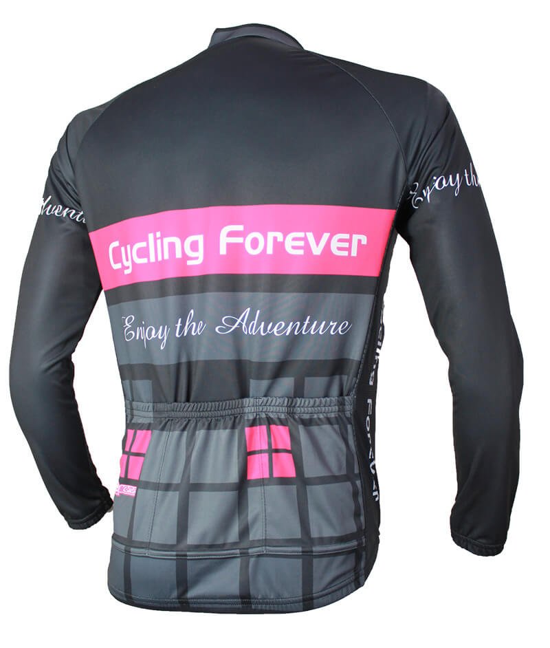 Jersey Dama Manga Larga Forever Fucsia Scalar - Imagen 2