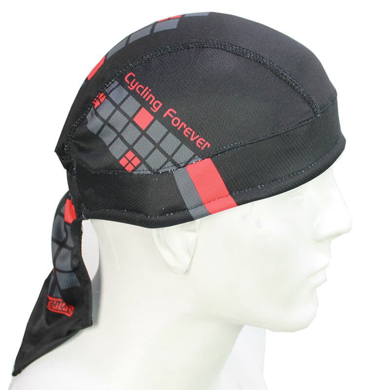 Pañoleta de Ciclismo Estampada 11 Scalar Resortada Forever Roja