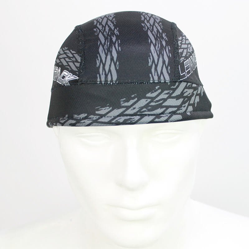 Pañoleta de Ciclismo Estampada Scalar Resortada Track Negra - Imagen 2