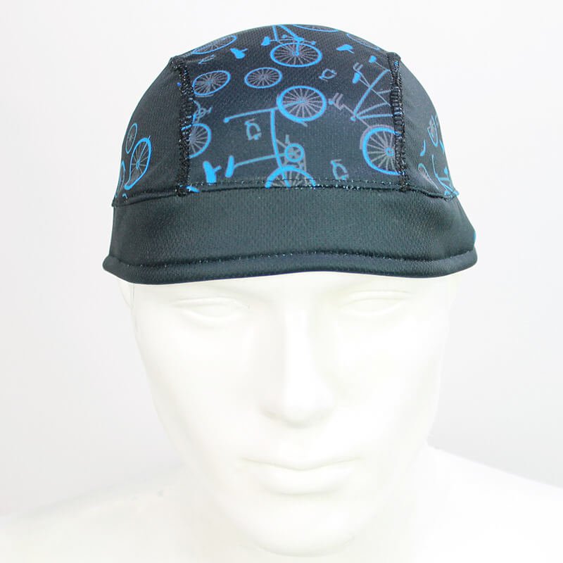 Pañoleta de Ciclismo Estampada Scalar Resortada Bicycle Azul - Imagen 2