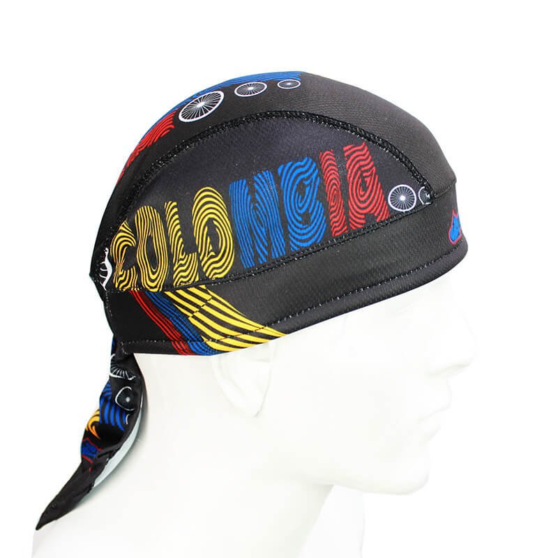 Pañoleta de Ciclismo Estampada Scalar Resortada Colombia Huellas