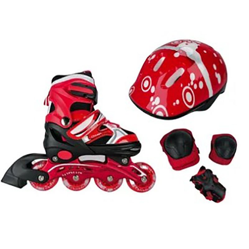 Patines Chicago Graduables + Kit de Protección Chasis Aluminio Ruedas con Luces - Imagen 3