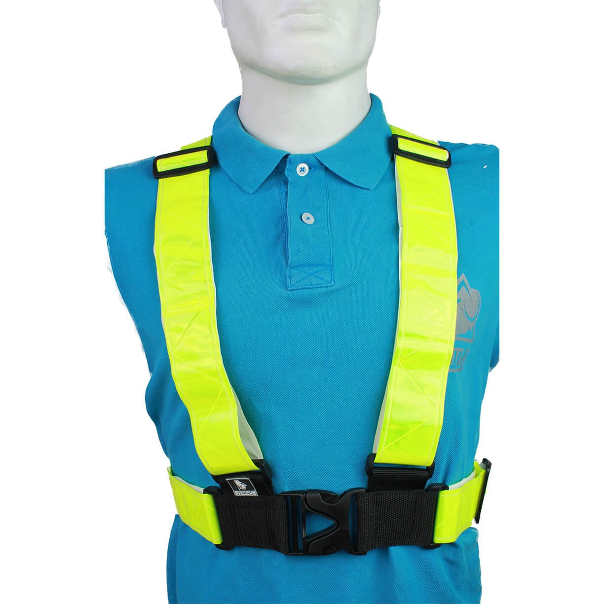 Kit Tirantas Reflectivas Scalar Tipo Arnes High Gloss 2"P + Bandas pantalon 1"P - Imagen 2