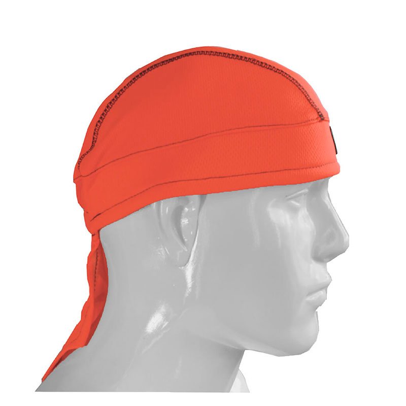 Pañoleta de Ciclismo Unicolor Scalar Resortada Naranja