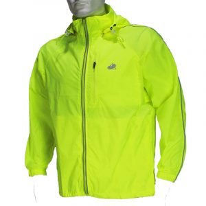 Chaqueta Rompevientos Vento Ama.Neon Con 3 Bolsillos