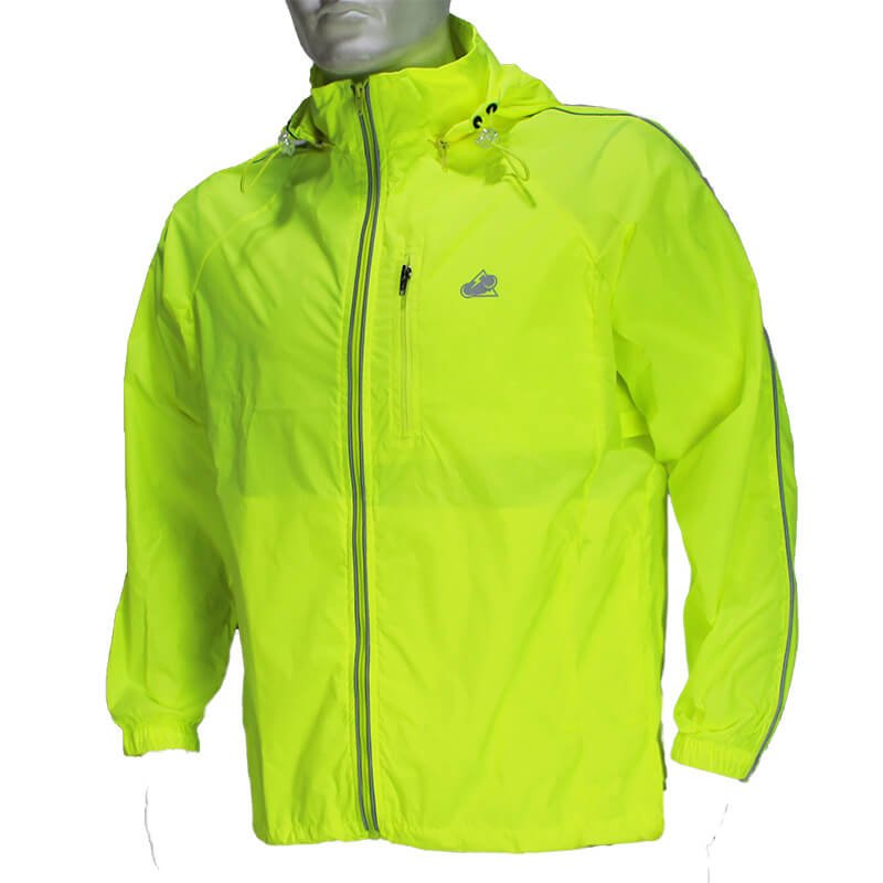 Chaqueta Rompevientos Vento Ama.Neon Con 3 Bolsillos