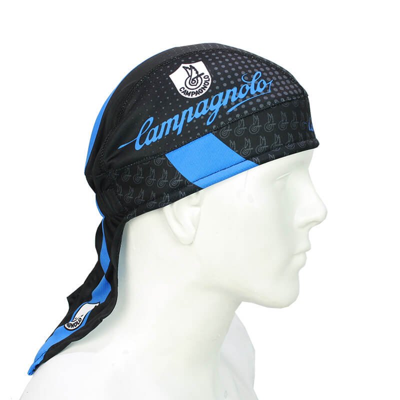 Pañoleta de Ciclismo Estampada 30 Resortada Campg Negra