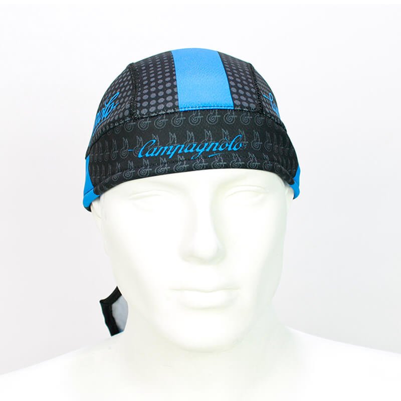 Pañoleta de Ciclismo Estampada 30 Resortada Campg Negra - Imagen 2