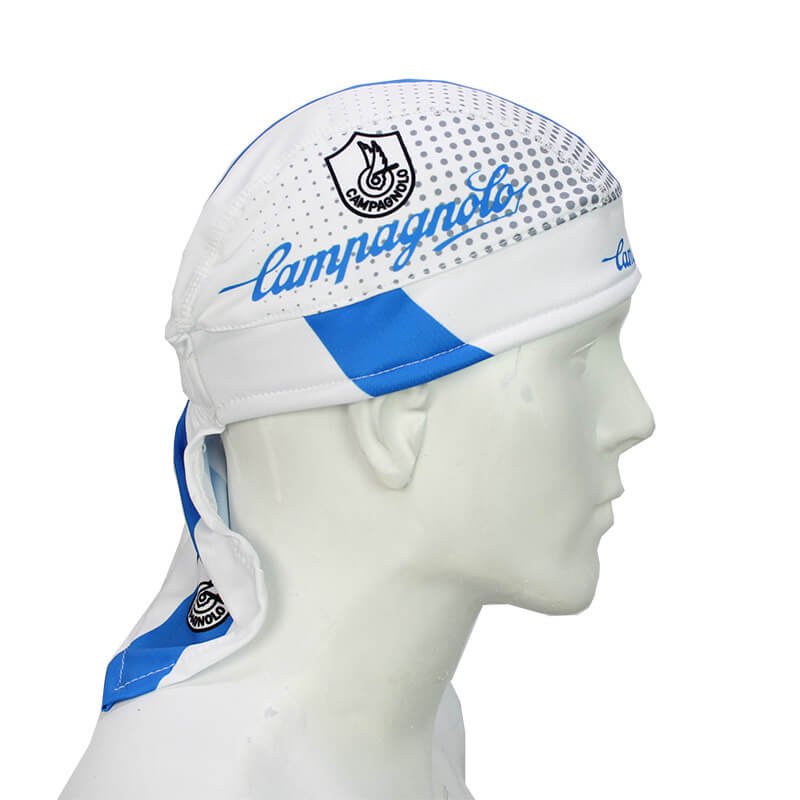 Pañoleta de Ciclismo Estampada Resortada Campg Blanca