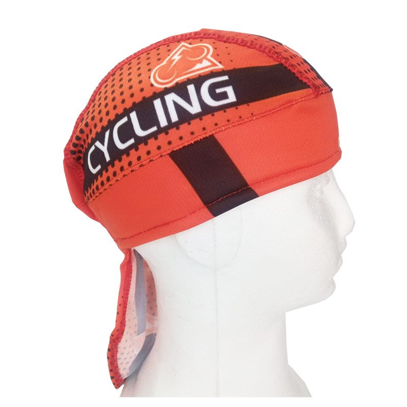 Pañoleta de Ciclismo Estampada Resortada Cycling23 Roja