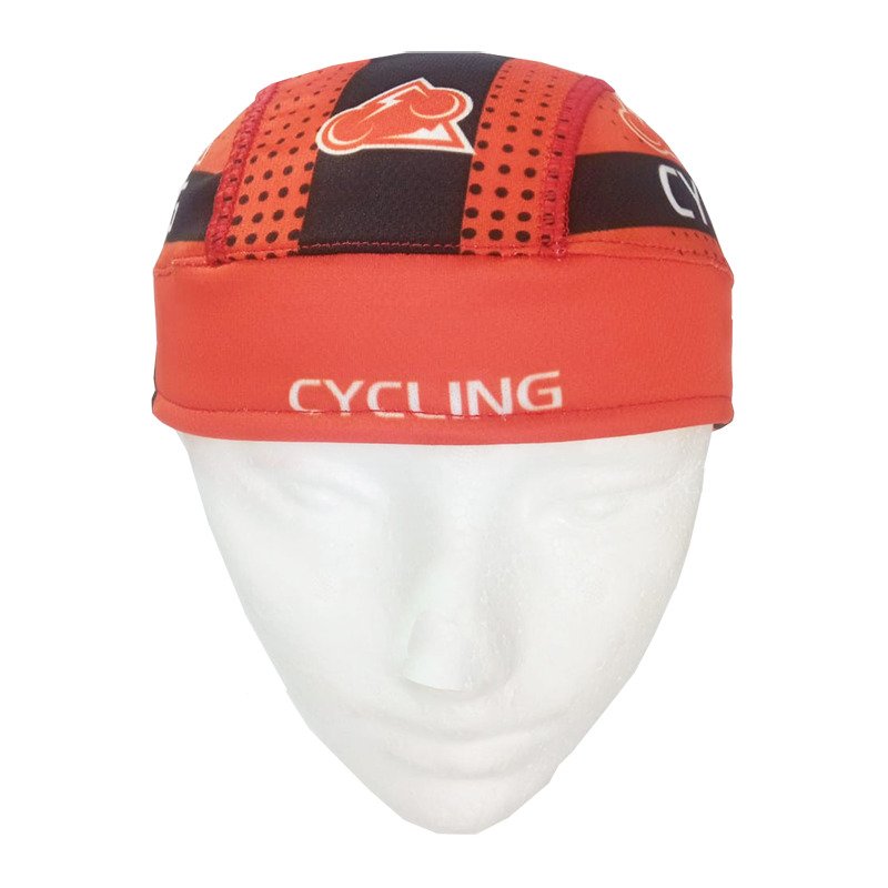 Pañoleta de Ciclismo Estampada Resortada Cycling23 Roja - Imagen 2