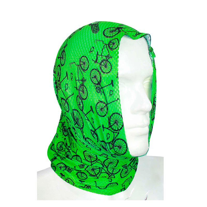 Cogote Microperforado Cycles Verde Multifuncional