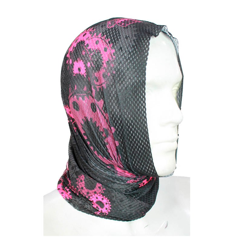 Cogote Microperforado Piñon Fucsia Multifuncional