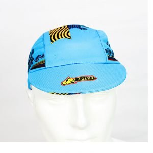 Caps de Ciclismo Scalar Col Huellas Azul