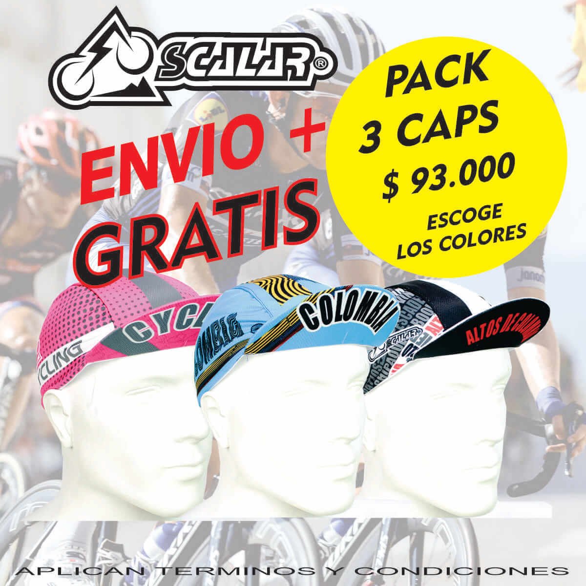 Caps de Ciclismo Broklin Azul - Imagen 6