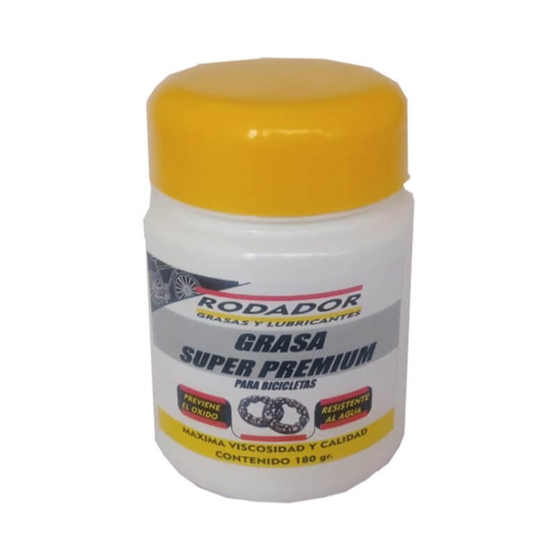 Grasa para Bicicleta Rodador Super Premium Blanca 180 Gms Tamaño Personal
