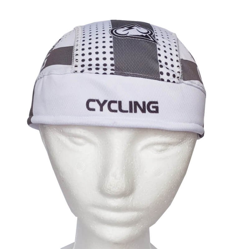 Pañoleta de Ciclismo Estampada 43 Resortada Cycling2 Blanca - Imagen 2