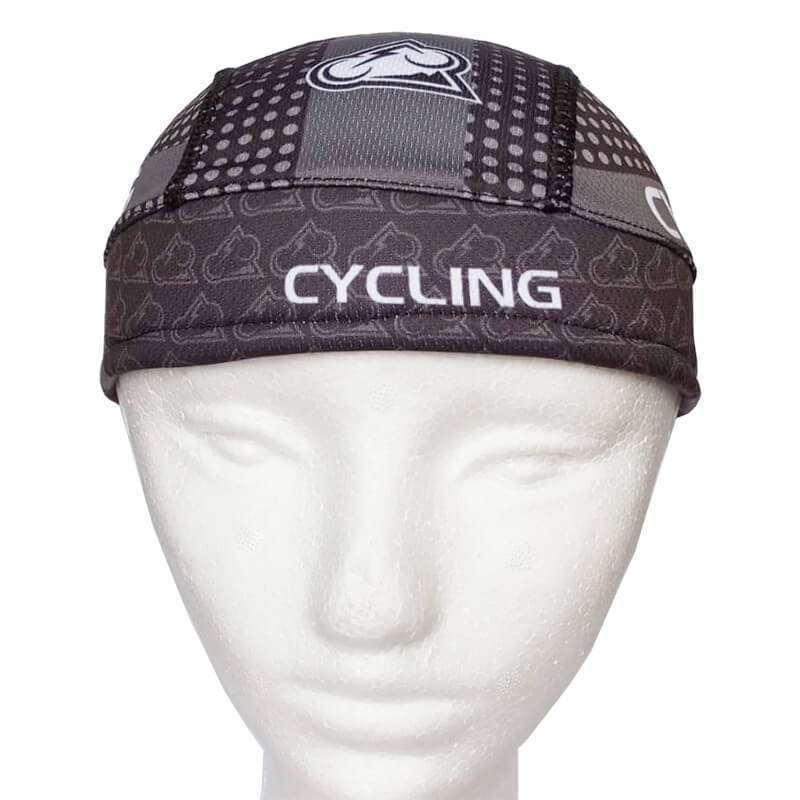 Pañoleta de Ciclismo Estampada Resortada Cycling23 Negra - Imagen 2