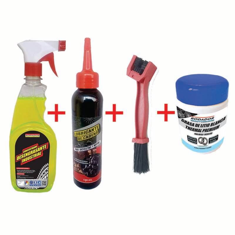Kit Mantenimiento y Lubricación para Motocicleta 500