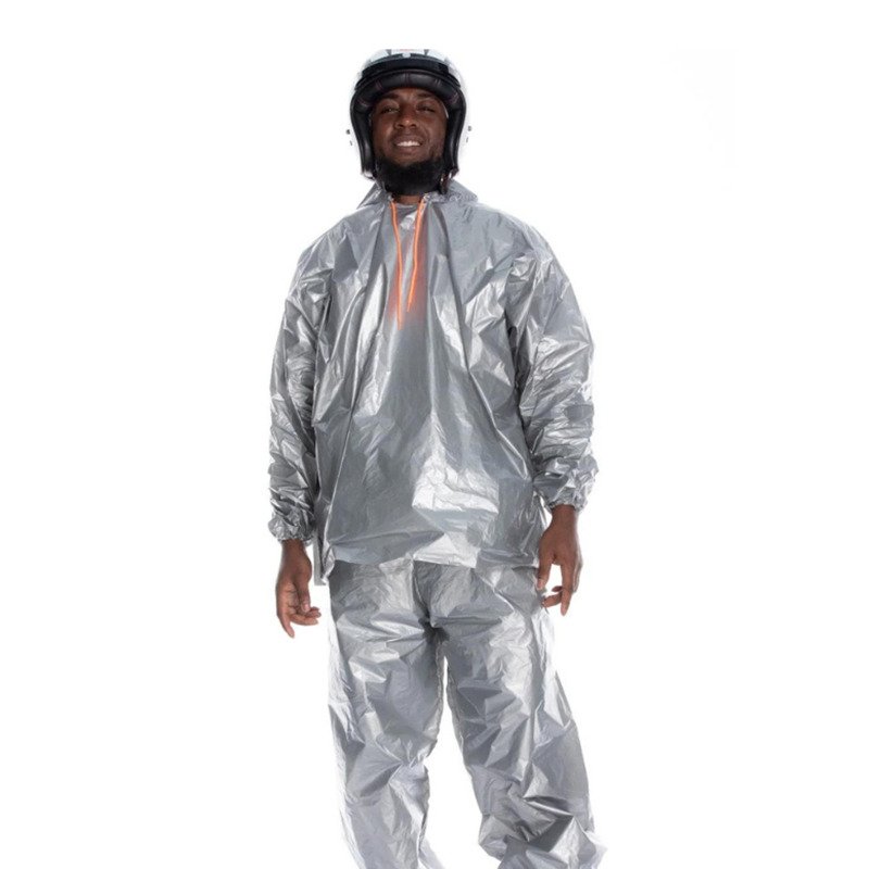 Impermeable plastico Cal 2.0 Chaqueta+pantalon+zapatones - Imagen 2