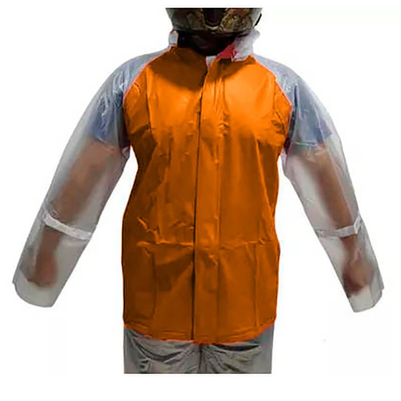 Impermeable para Moto Siliconado Cal 8 Chaqueta+pantalon+zapatones - Imagen 4