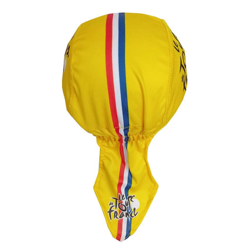 Pañoleta de Ciclismo Estampada 38 Resortada TDF Amarilla - Imagen 3